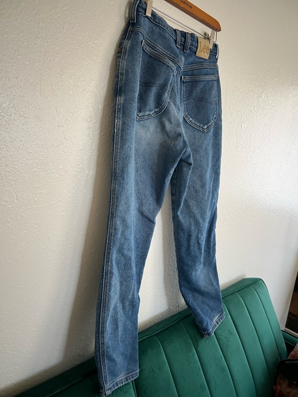 Genuine Vintage Classic Straight Fit Lee Women’s Blue Jeans 28 - Picture 6 of 6